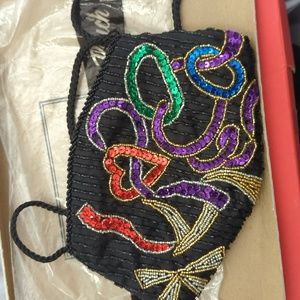 Vintage 80's Sequin Beaded Purse